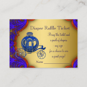 Carte D'accompagnement Billets Prince Diaper Raffle