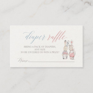 Carte D'accompagnement Billets rabais de couches de lapin pour Baby showe