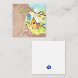 Carte D'accompagnement Birdhouse