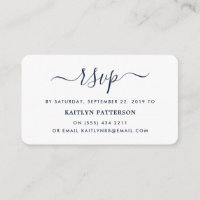 Bleu et blanc de la marine moderne Script simple R