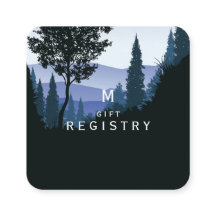 Blue Woodland Forest, Registre Rustique des cadeau