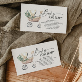 Carte D'accompagnement Boho Baby Stroller Genre Livres neutres pour bébé