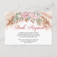 Boho Blush fleurs pampas vert demande de réservati