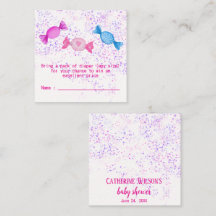 Boho Chic Bonbons Baby shower Barre Raffle