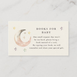 Carte D'accompagnement Boho En extase Livre demandé Baby shower