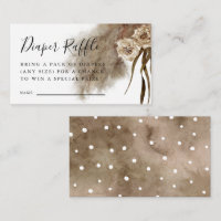 Boho Fall In Love Pampas Grass Diaper Raffle