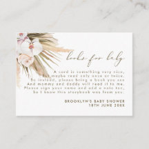 Boho Pampas Livres en herbe pour bébé Insertion