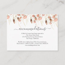 Boho séché aquarelle Mariage floral