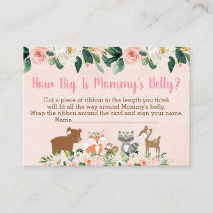 Carte D'accompagnement Bois rose Floral Quelle est la taille du jeu du ve