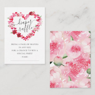 Carte D'accompagnement Boîtier à roulettes pour Baby shower amoureux