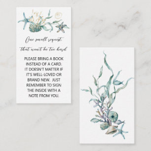 Carte D'accompagnement Boîtier de demande de Baby shower de méduse