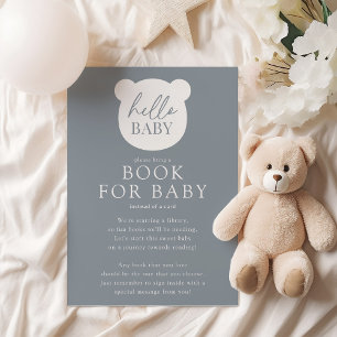 Carte D'accompagnement Bonjour Baby Bear Baby Book Card