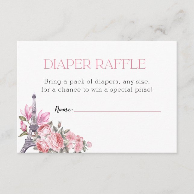 Carte D'accompagnement Bonjour Bebe | Baby shower de fraise de couches (Devant)