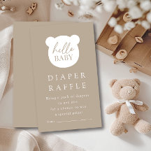 Bonjour Bébé Bear Diaper Raffle