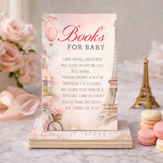 Carte D'accompagnement Bonjour Bébé Livres pour bébé shower Insert