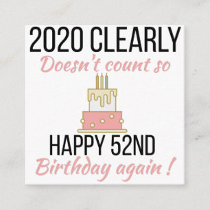 Carte D'accompagnement Bonne 53e anniversaire, Funny 53e anniversaire car