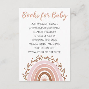 Carte D'accompagnement Booh Rainbow Books for Baby Card