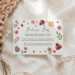 Carte D'accompagnement Books for Baby Request Card