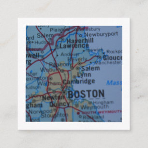Carte D'accompagnement boston We've Moved New Address Card