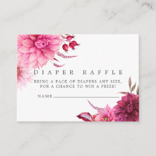 Carte D'accompagnement Bourgogne & Brousse Baby shower d'automne Déchets 