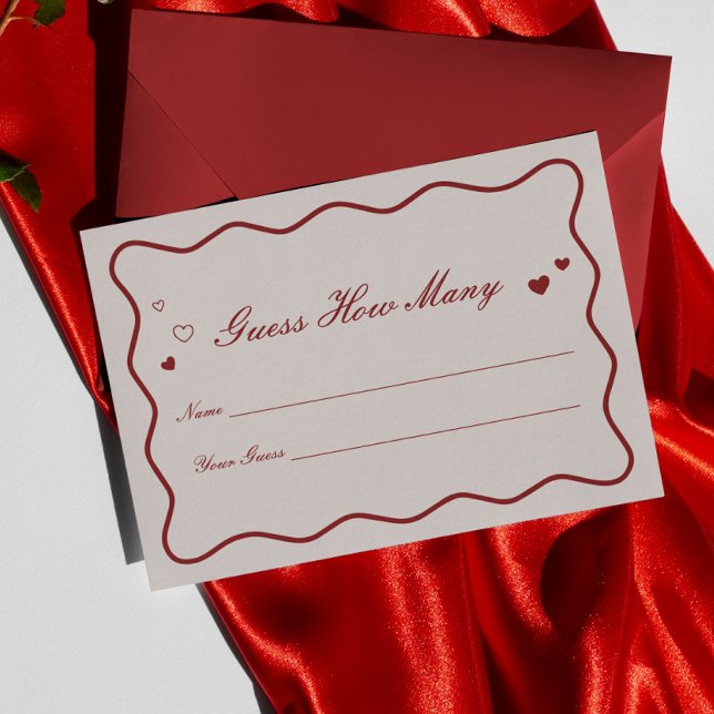 Carte D'accompagnement Bourgogne Saint-Valentin Fête de Fiançailles Devin (Créateur téléchargé)