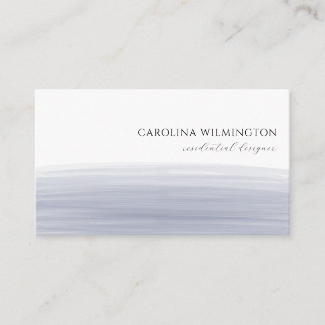 Carte D'accompagnement Boutique moderne Dark Purple Aquarelle Business (Devant)