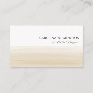Carte D'accompagnement Boutique Moderne Taupe Brun Clair Aquarelle Entrep