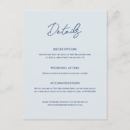 Carte D'accompagnement Bradford Mariage moderne