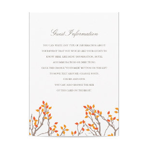 Carte D'accompagnement Branches bienheureuses Mariage Insertion