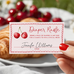 Carte D'accompagnement Brochure à Baby shower de cerise en gros