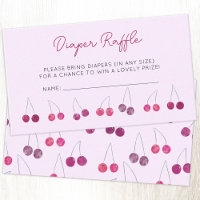 Brochure Baby shower rose cerise
