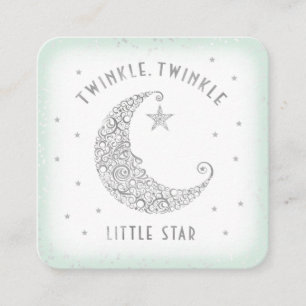 Carte D'accompagnement Brochure Raffle Twinkle Little Star Baby shower Mi
