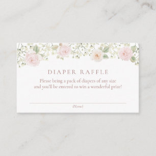Carte D'accompagnement Broussailler Roses Bébé Barre d'haleine Raffin car