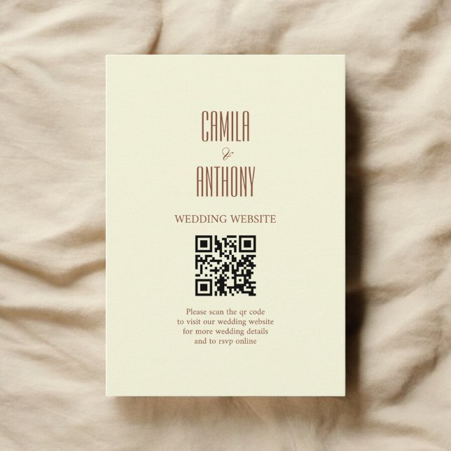 Carte D'accompagnement Brown beige (Créateur téléchargé)