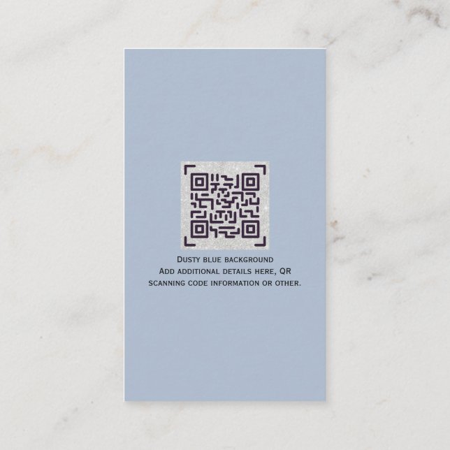 Carte D'accompagnement Budget QR Code Website RSVP Mariage de l'hôtel Dét (Dos)
