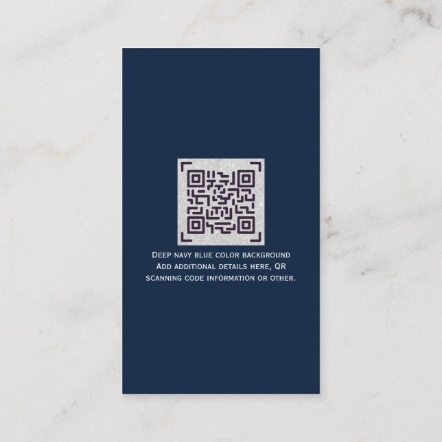 Carte D'accompagnement Budget QR Code Website RSVP Mariage de l'hôtel Dét (Dos)