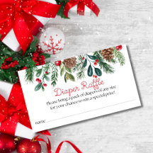 Bundle Joy Christmas Baby shower Déchets Raffle