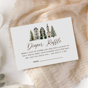 Carte D'accompagnement Cadeau de bébé Noël pour tout le village