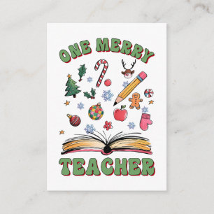 Carte D'accompagnement Cadeau pour Enseignant Un Enseignant Joyeux