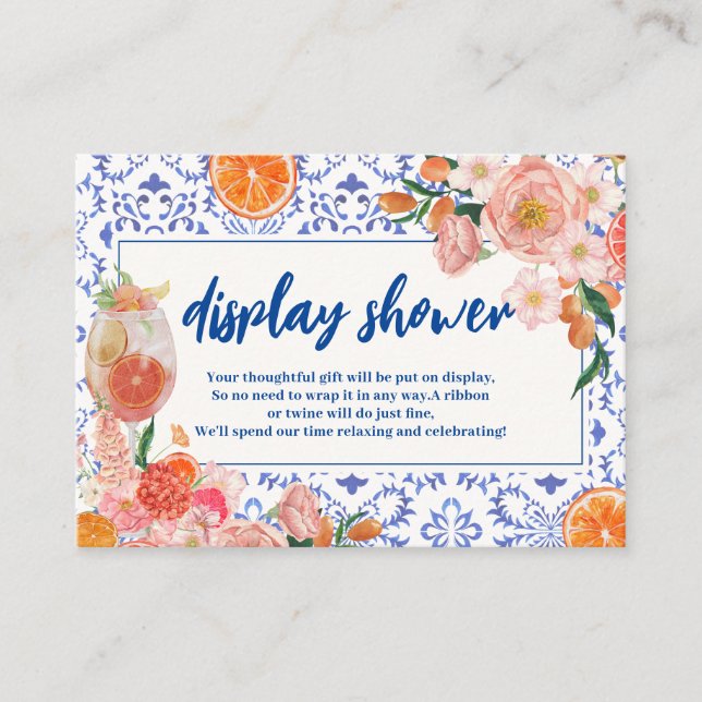 Carte D'accompagnement Cadeaux de fête prénuptiale That's Amore display d (Devant)