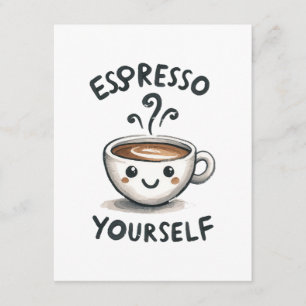 Carte D'accompagnement Café Espresso Yourself