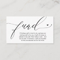Caisse de fonds de lune de miel, Souhait, Une note