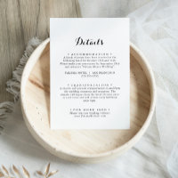 Calligraphie moderne Détails du Mariage
