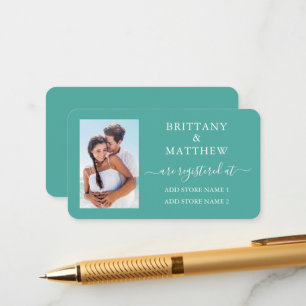 Carte D'accompagnement Calligraphie Moderne Photo Registre de Mariage Sar