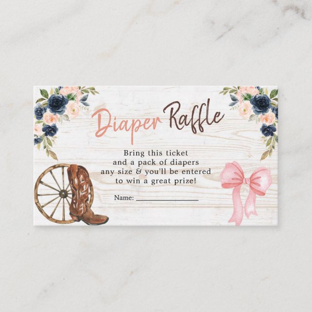 Carte D'accompagnement Campagne Boots ou Bows Genre Révéler Déchets Raffl (Devant)