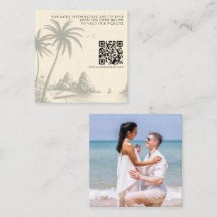 Carte D'accompagnement Cancun Passport Mariage QR