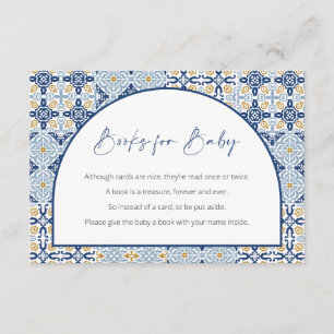 Carte D'accompagnement Capri Baby shower, Thème italien, Livres pour bébé