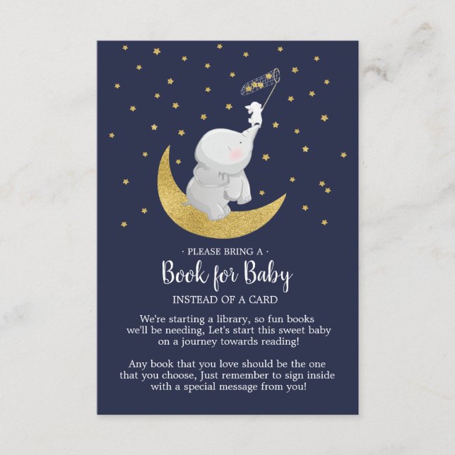 Carte D'accompagnement Catch A Star Bunny Elephant Book for Baby Card (Devant)