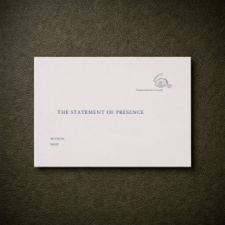 Carte D'accompagnement Cérémonie Civile Mariage Mairie Témoin