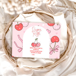 Carte D'accompagnement Cerise sur le dessus Diapper Raffle